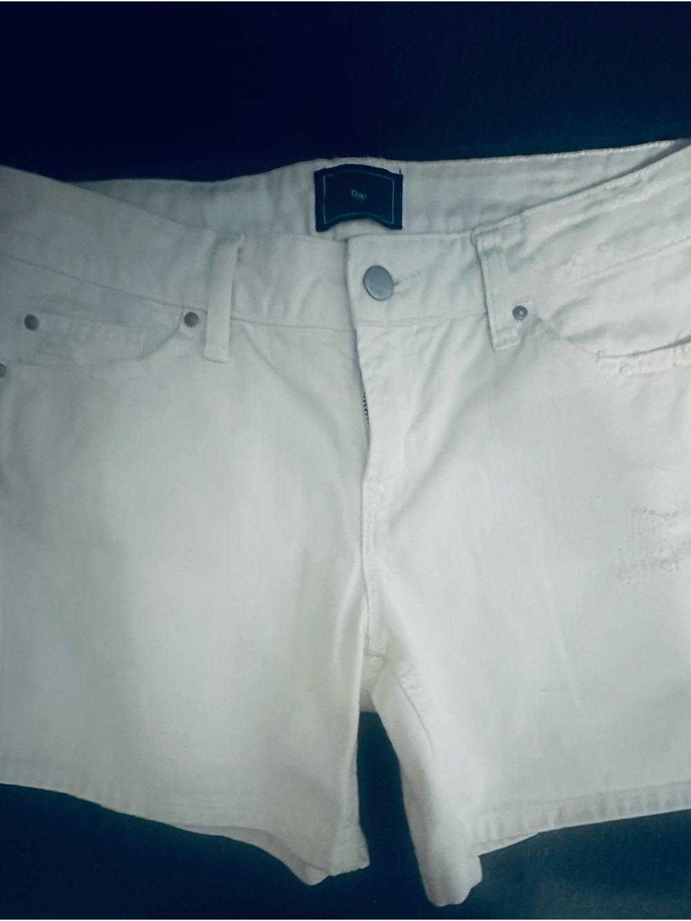 GAP White Denim Shorts